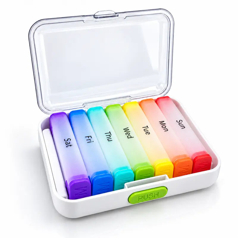 ๐ 7-Day Jumbo Pill Organizer โ Large Capacity Vitamin & Supplement Case