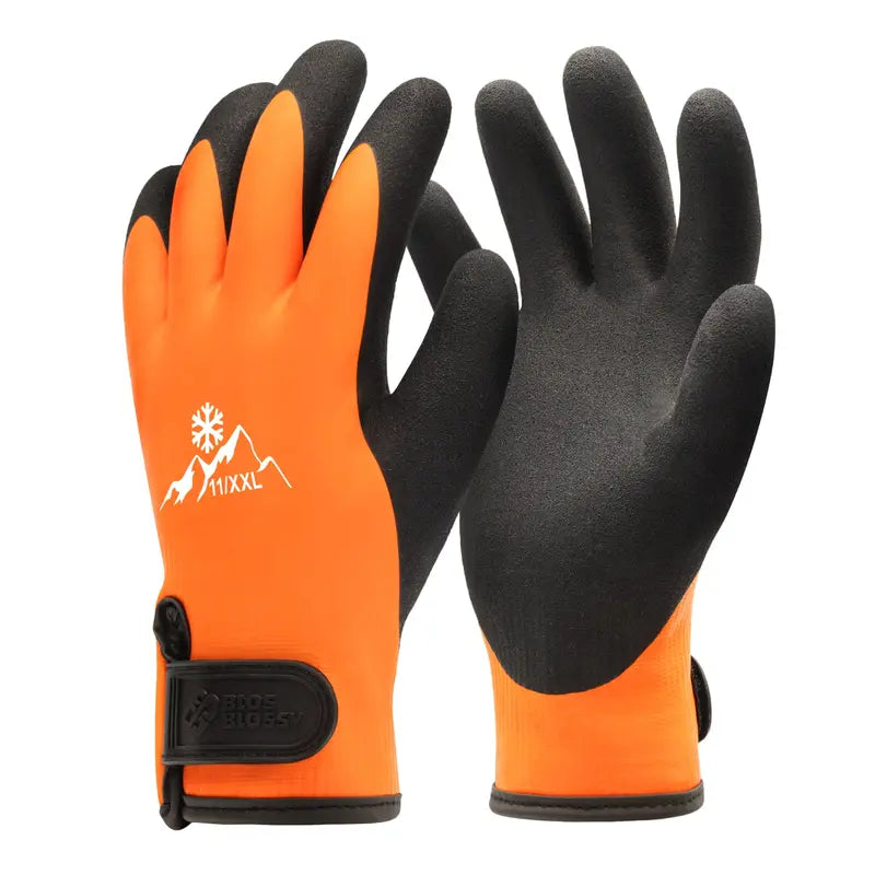 🧤 Waterproof Insulated Winter Work Gloves – Heavy-Duty Grip