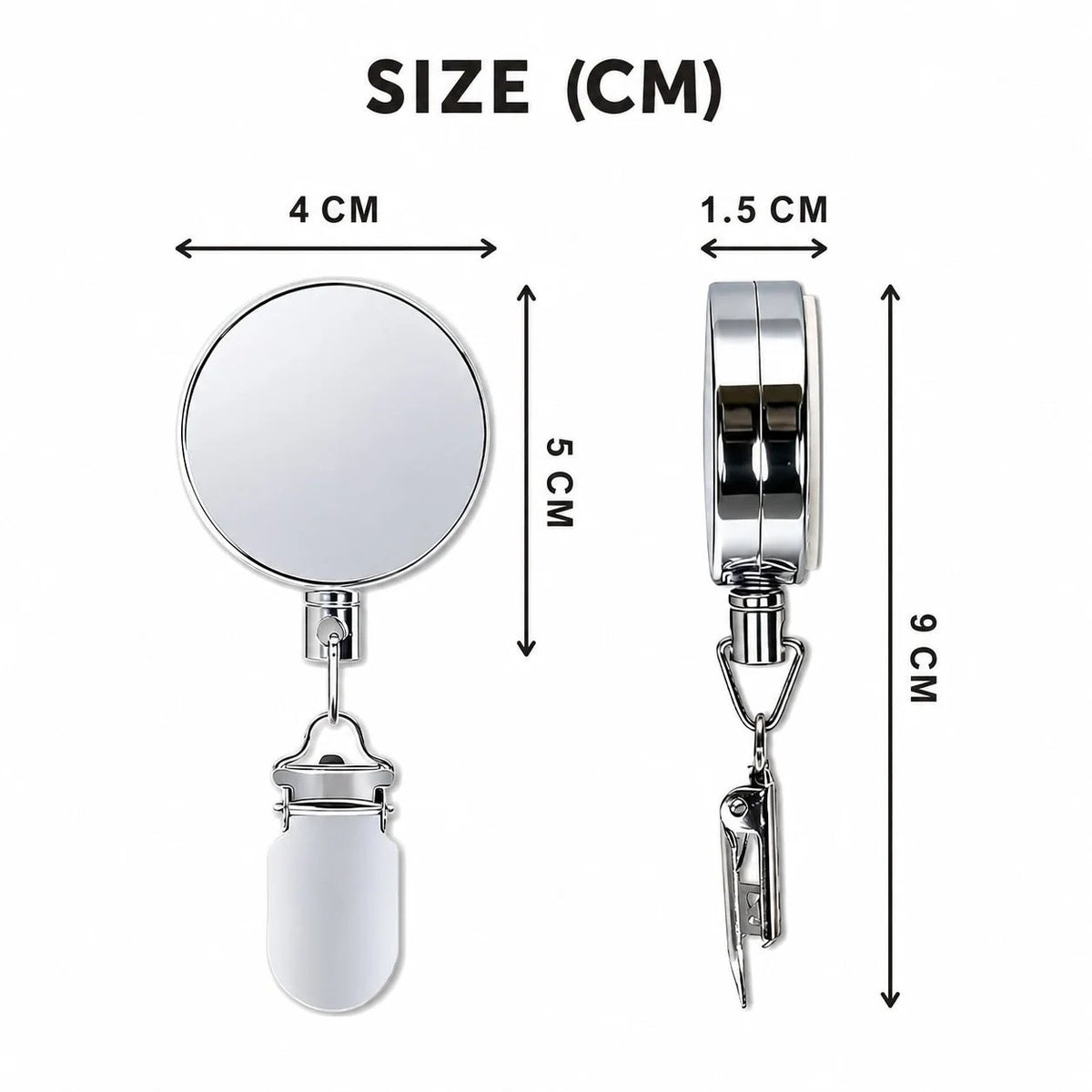 No-Drill Retractable Towel Holder Clips — Self-Adhesive, Space-Saving