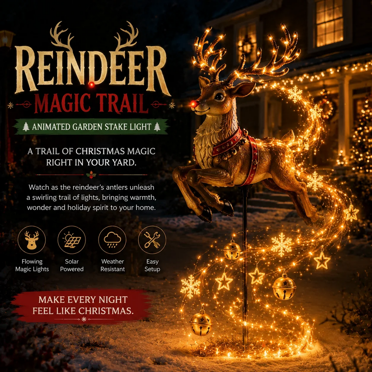 β¨ Enchanted Flower Fairy Solar Garden Light β Magical Glowing Outdoor Christmas Yard Decor π§πΈ