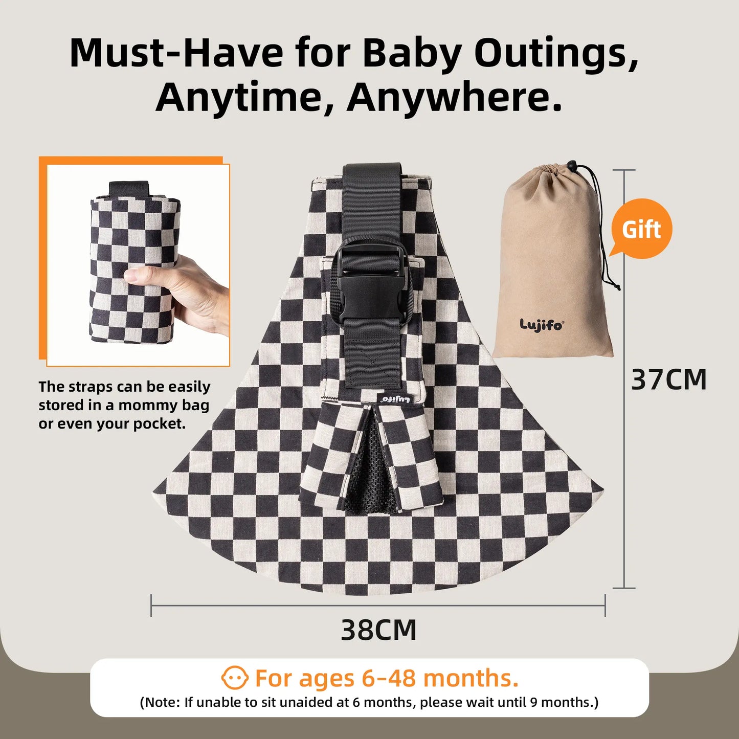 LUJIFO Side Baby Carrier