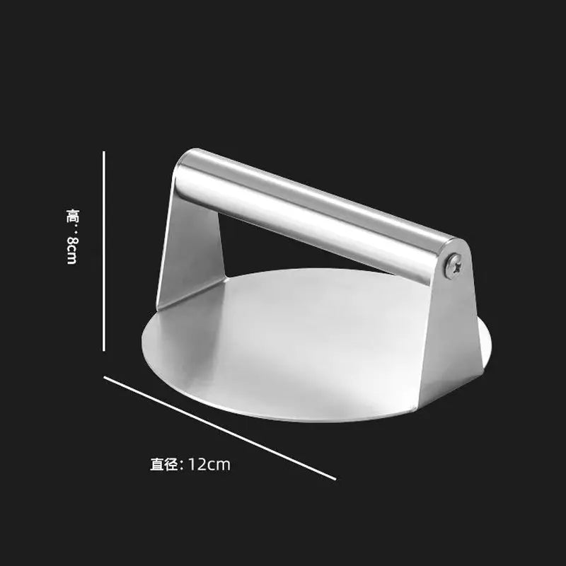 🥩Stainless Steel Burger Press 4.72" Round Smash Burger Press🍔