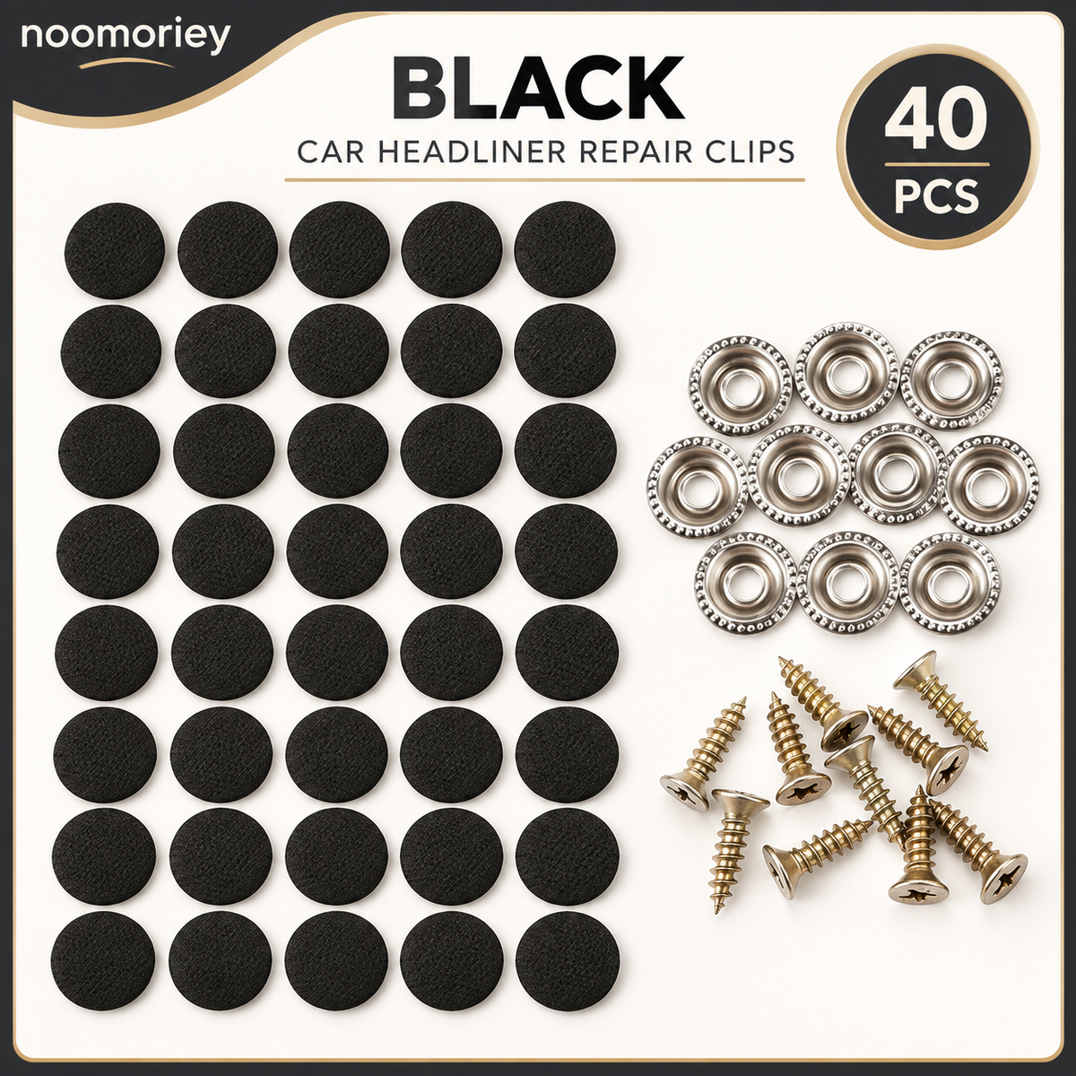 40 Pack Car Roof Headliner Repair Buttons