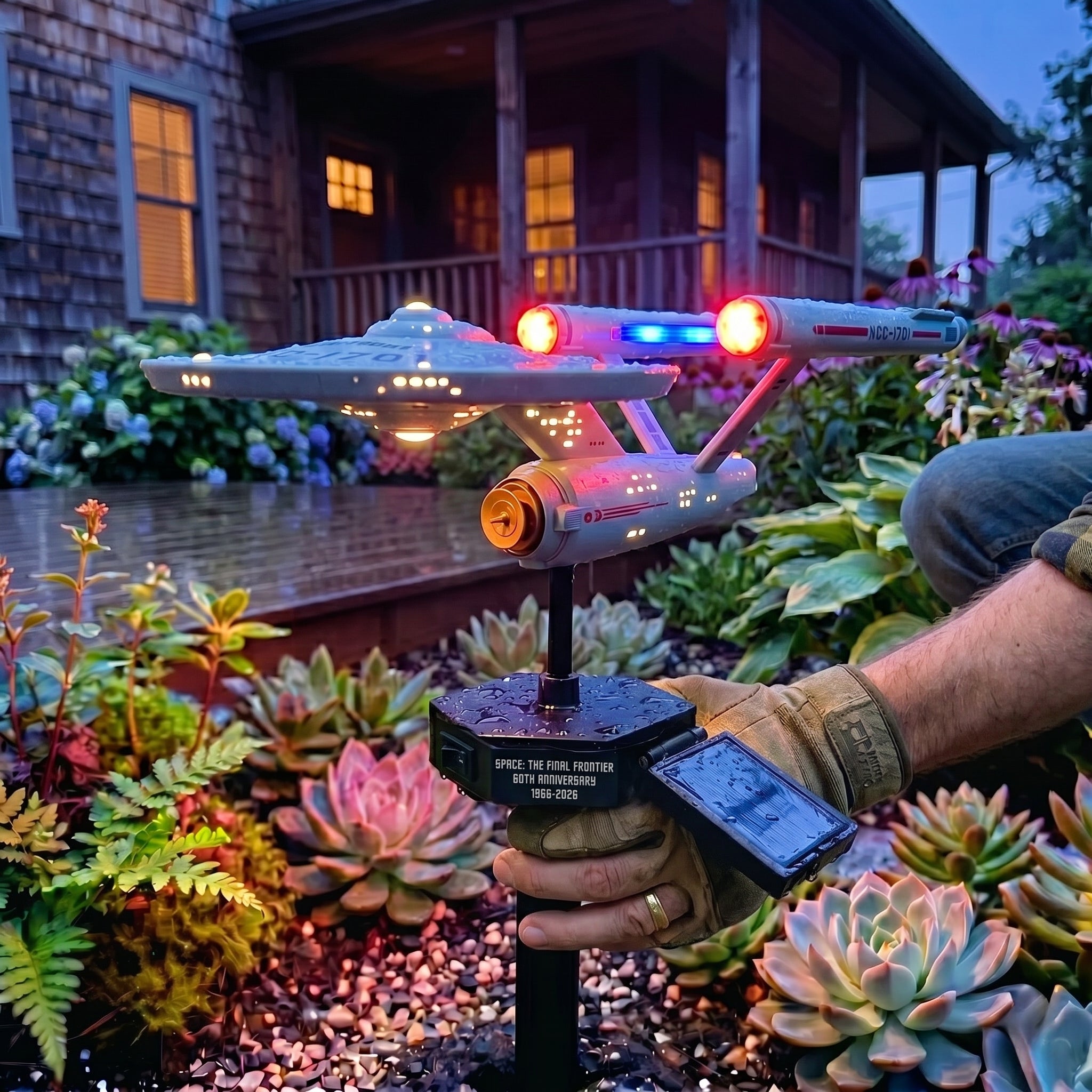Hero image of starship solar garden light