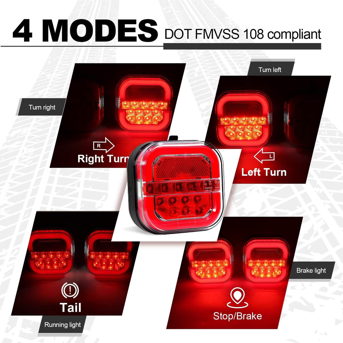 🚛 Wireless LED Trailer Lights – Easy Towing Light Setup