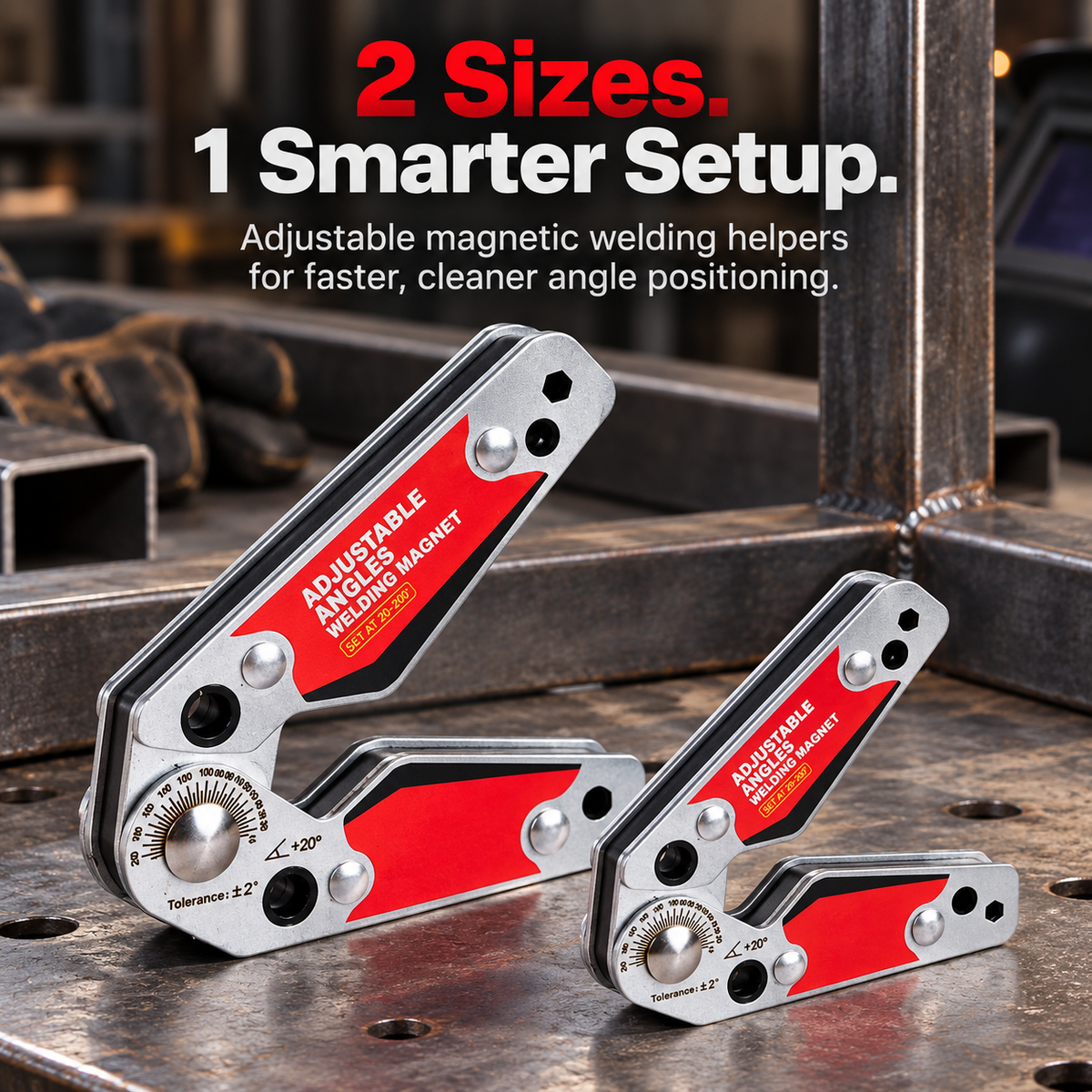 📐20°–200° Adjustable Magnetic Welding Angle Holder