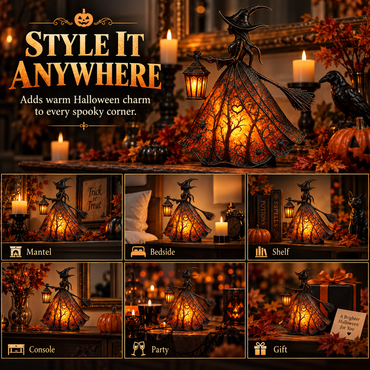 ✨Halloween Witch Lamp🧙