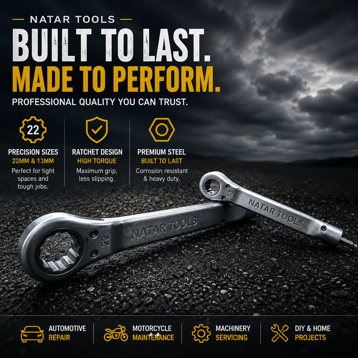 NATAR TOOLS —High-Torque Hybrid Wrench System