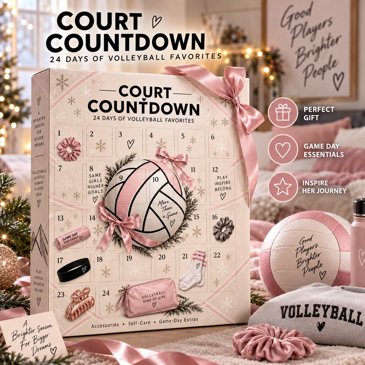 π Rally Days Volleyball Advent Calendar β 24 Days of Surprises for Volleyball Girls π