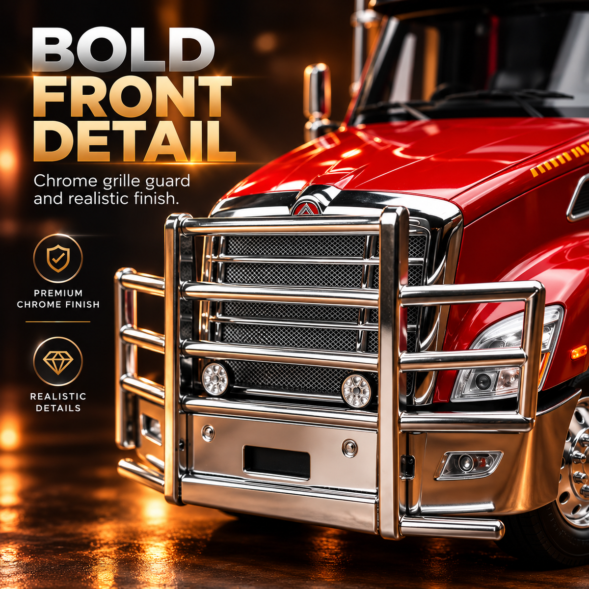 🚛 American Highway Legend™ – Premium Tanker Truck Model with Opening Door & Protective Case