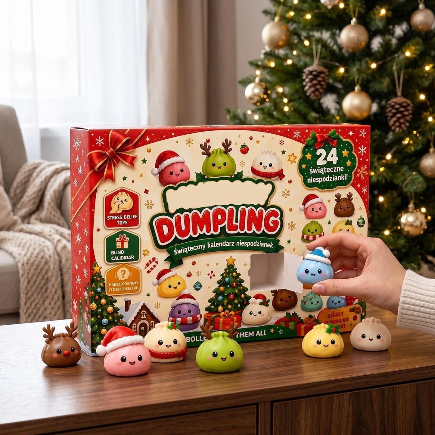 🎄24-Day Squishy Christmas Advent Calendar | 24 Daily Surprises for Kids