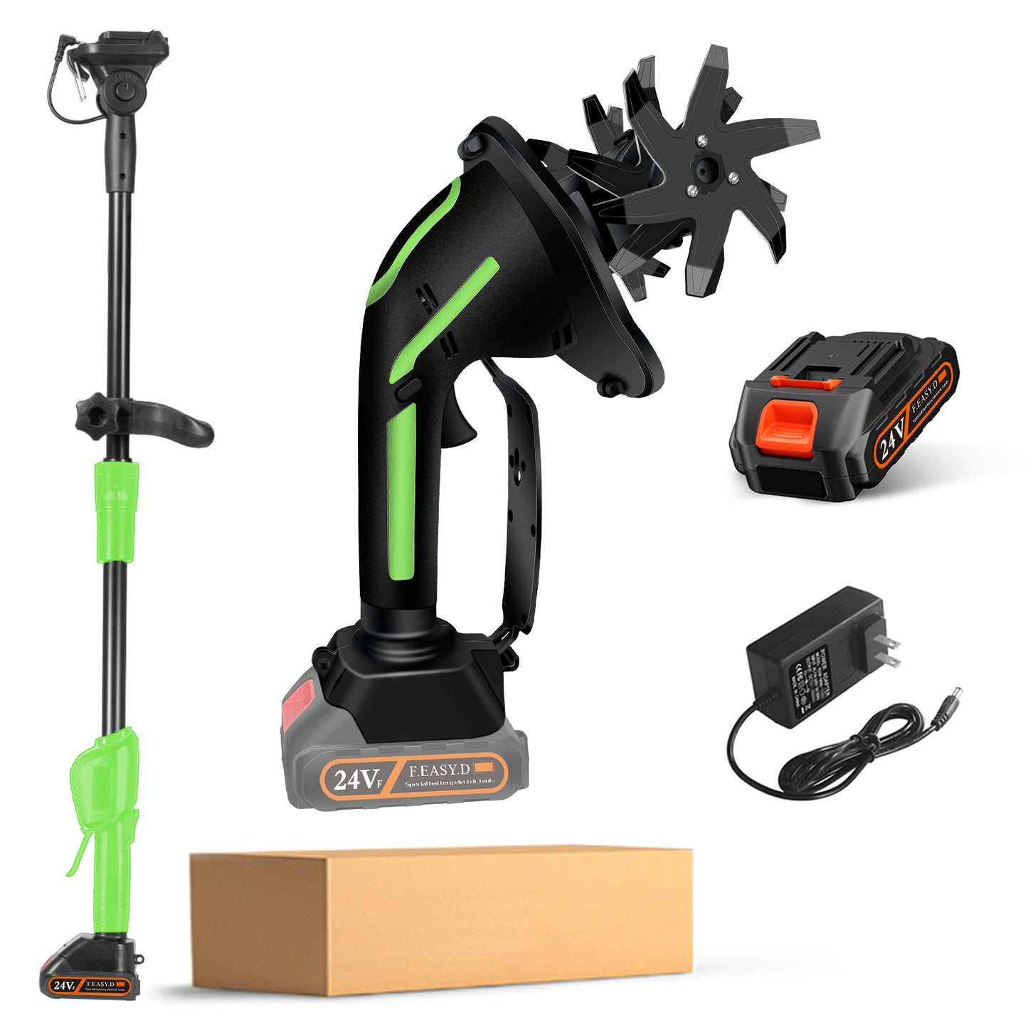 Cordless Mini Electric Tiller – Dig Less, Grow More