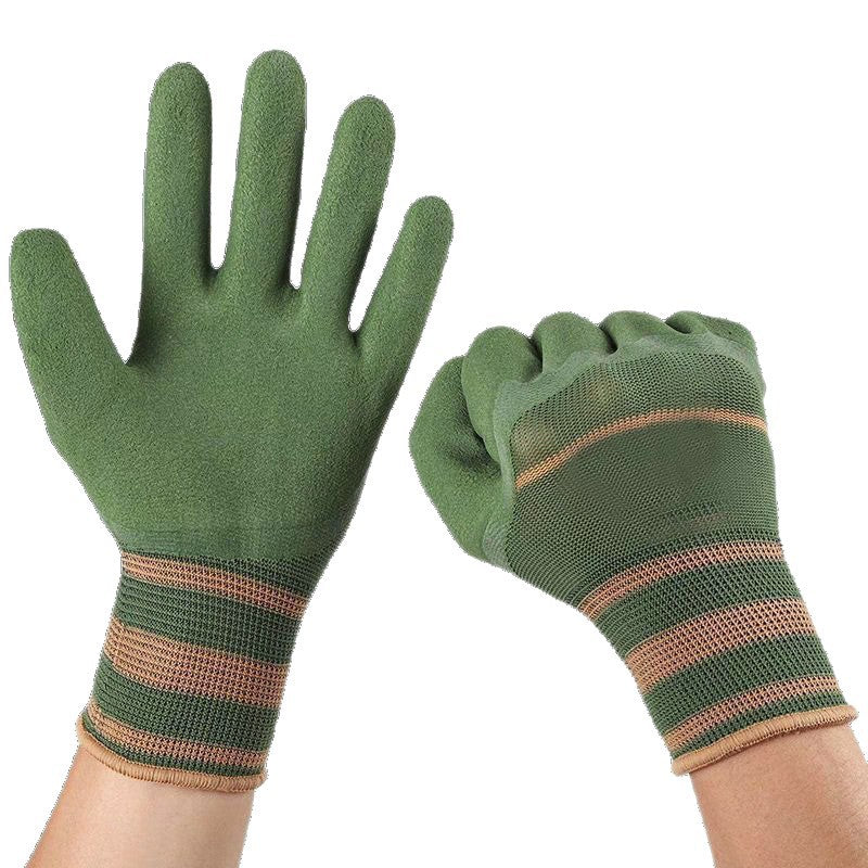 Heavy-Duty Waterproof Gardening & Work Gloves with Anti-Slip Rubber Grip