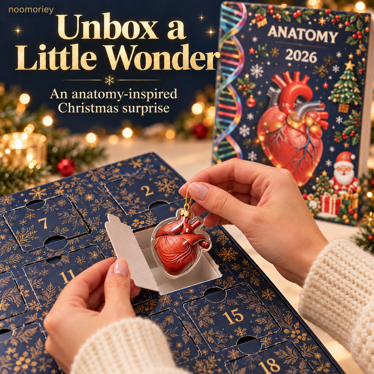 🫀 Anatomy Christmas Advent Calendar – A Curious Holiday Countdown 🎄