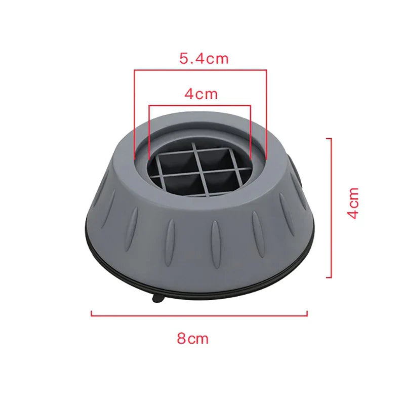Anti-Vibration Washing Machine Support Pads – 4PCS