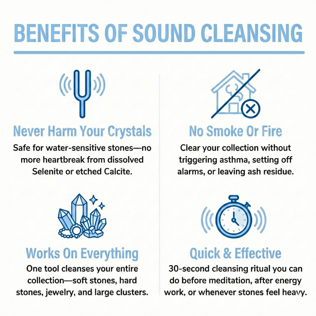 Crystal Healing Cleansing Fork