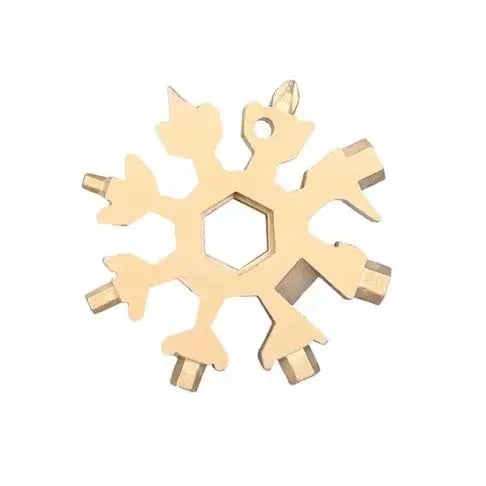 18-in-1 Stainless Steel Snowflake Pocket Multitool
