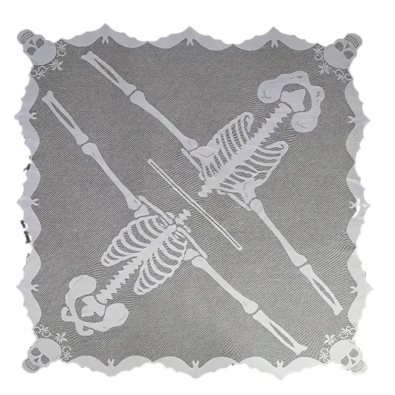 🕸️ Spider Web Bat Wing Halloween Cape – 150 × 150 cm Gothic Costume Shawl