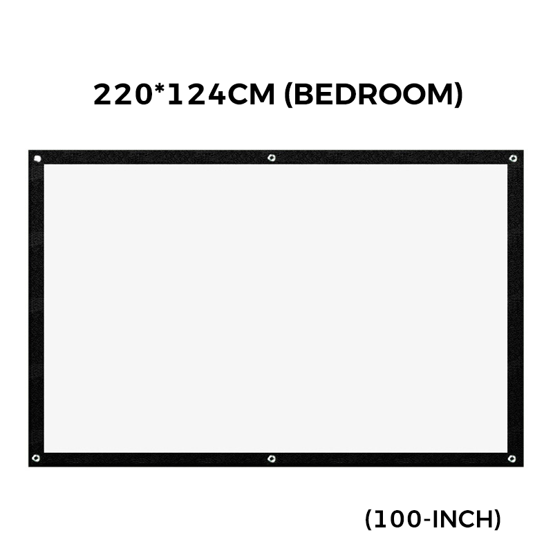 πΊ 50% DI SCONTO ORA! β¨ Schermo di proiezione ad alta definizione β diagonale da 120 pollici con superficie bianca opaca per un'esperienza home cinema cristallina π¬π