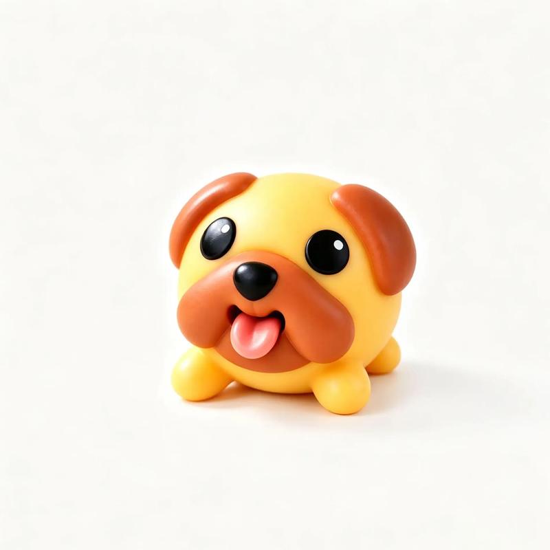 🐶 Funny Tongue-Popping Pug Toy – Squeeze & Smile Mini Fidget Gift
