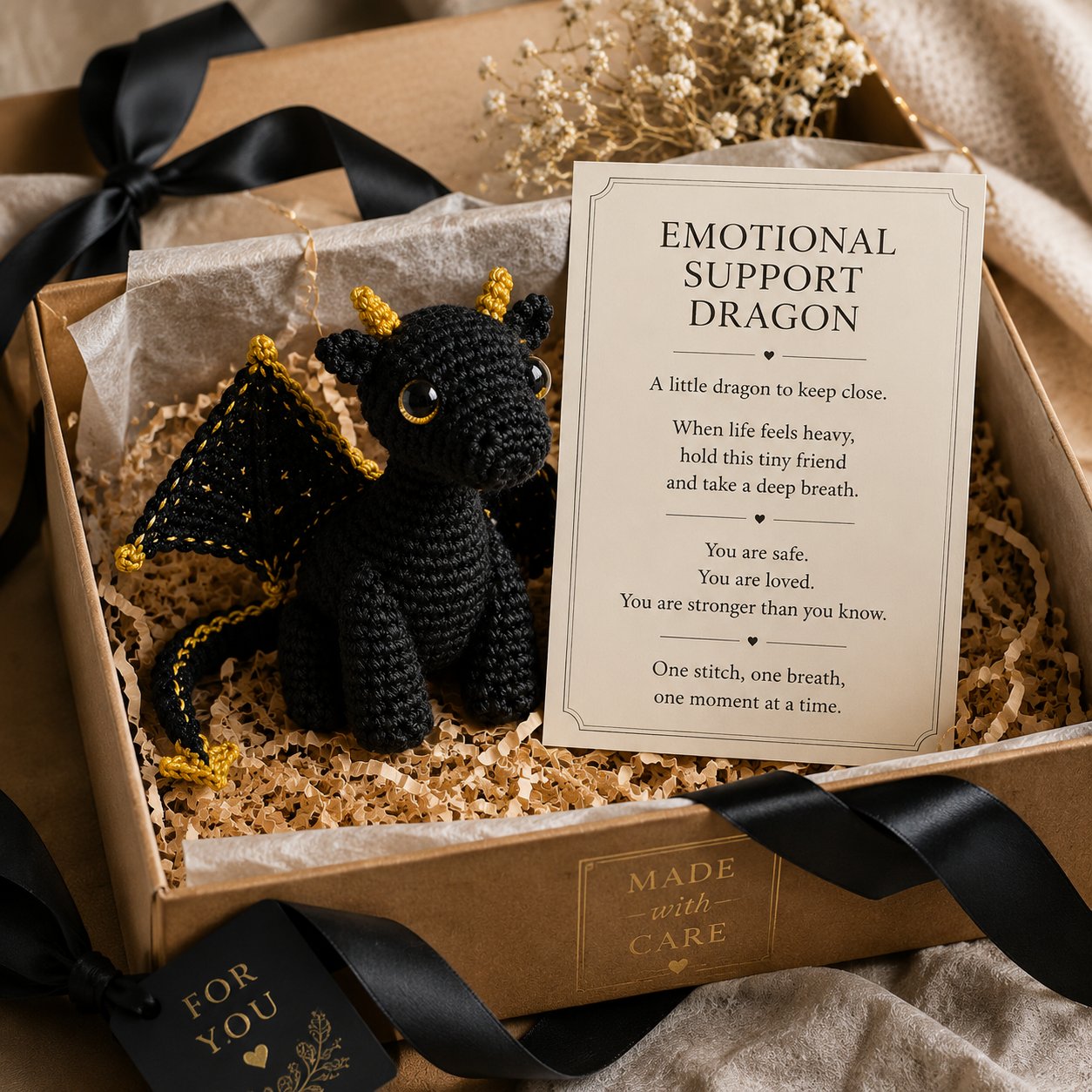 Handcrafted Dragon Pocket Buddy Hero