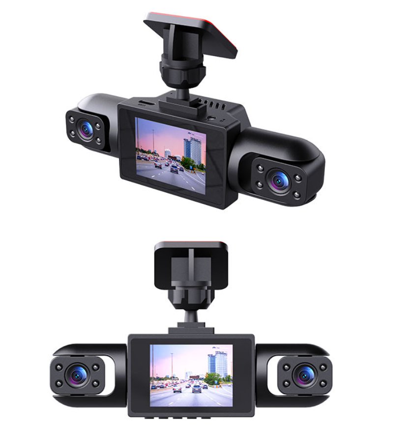 🚗 4-Channel Dash Cam – Multi-View Car Camera with Night Vision & G-Sensor