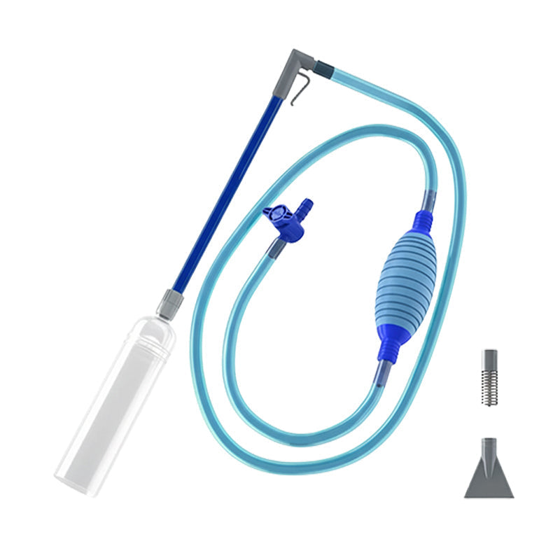 3-in-1 Aquarium Gravel Vacuum – Clean Gravel, Remove Waste & Change Water