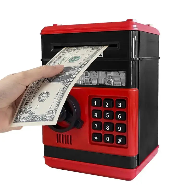 Electronic Password Piggy Bank for Kids with Automatic Bill Intake