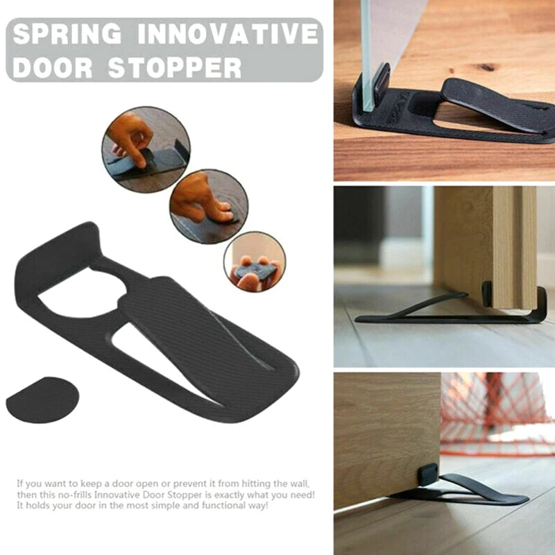 Foot-Operated Door Stopper — Keep Your Hands Free