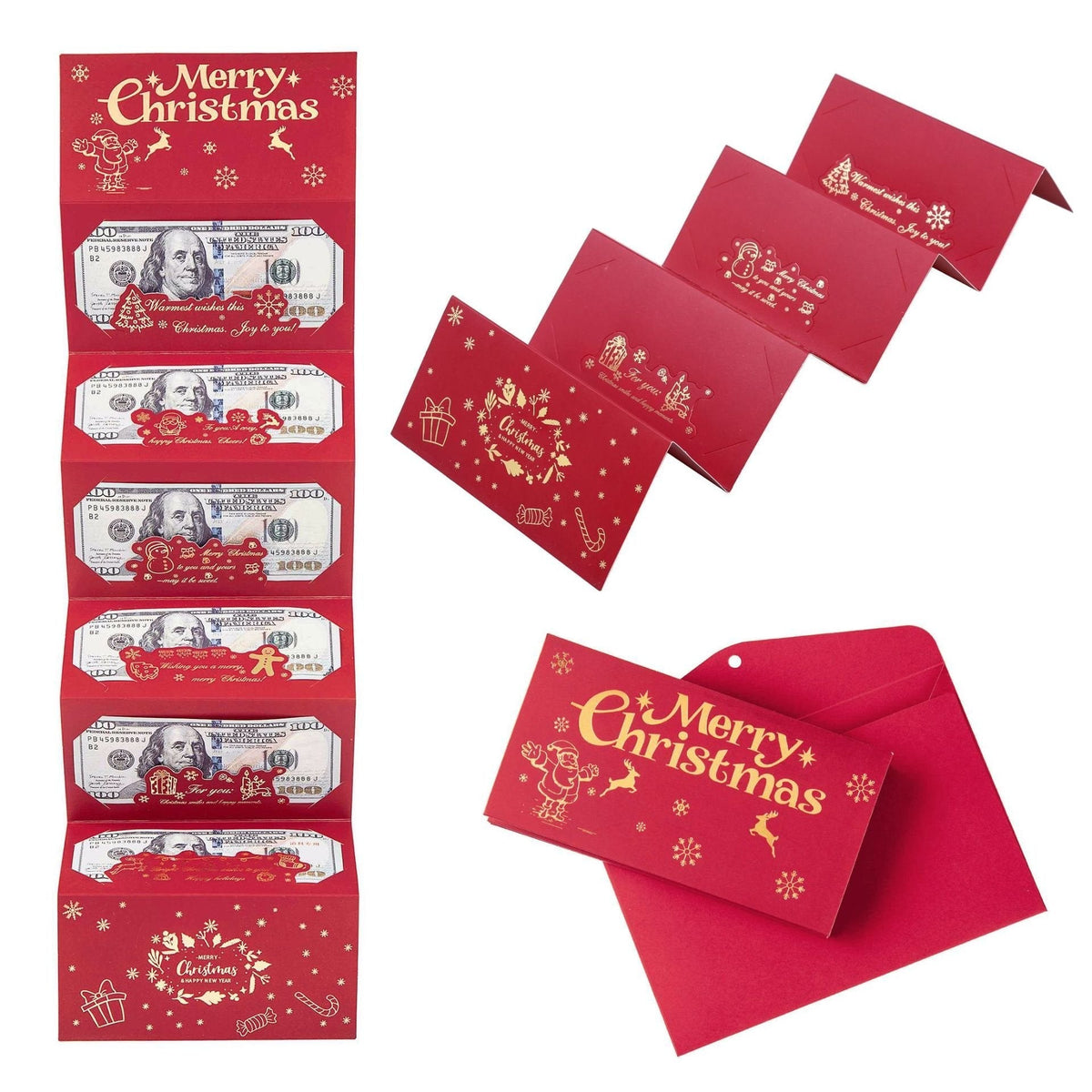 💵✨ Christmas Cash Surprise Envelope – Festive Money Gift Holder