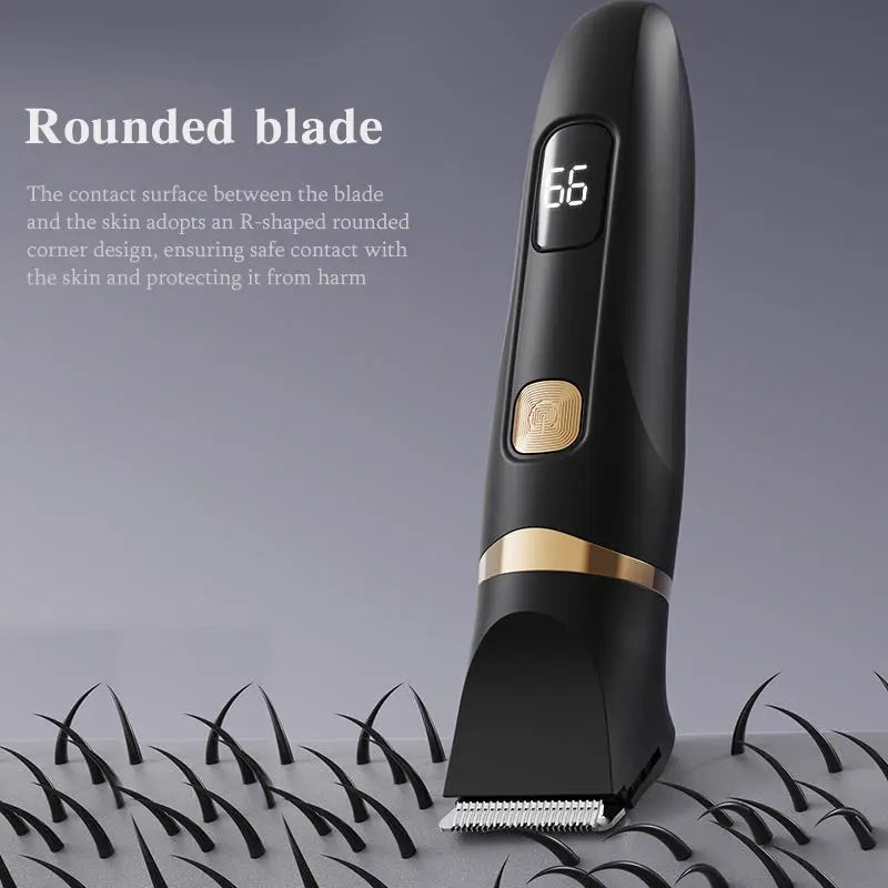 3-in-1 Electric Grooming Kit – Hair, Nose & Body Trimmer with LED Display