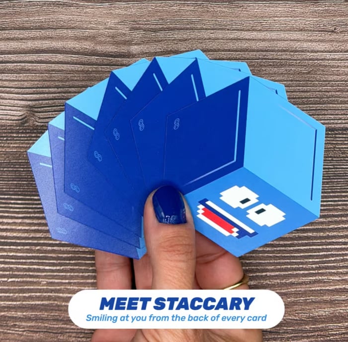 ⚡ 3D Energy Edition Card Game | Fast-Paced Stacking Strategy Party Game for Family & Adults Ages 8+