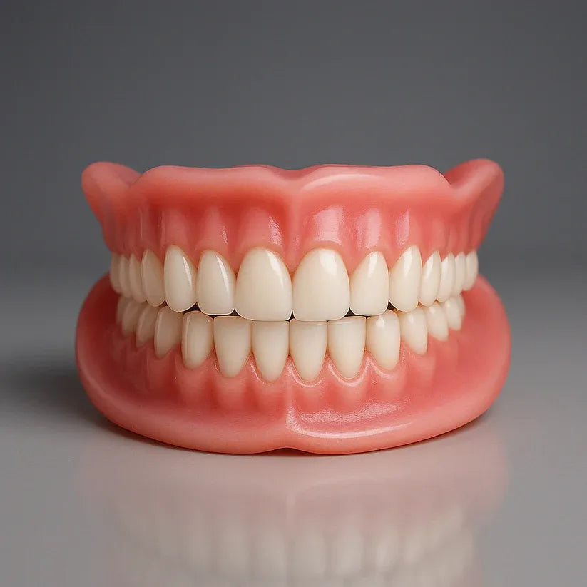 Realistic Upper & Lower Dentures - Natural-Looking Teeth Replacement