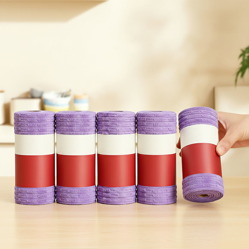 ✨Multipurpose Reusable Tear-Off Cleaning Cloth Roll