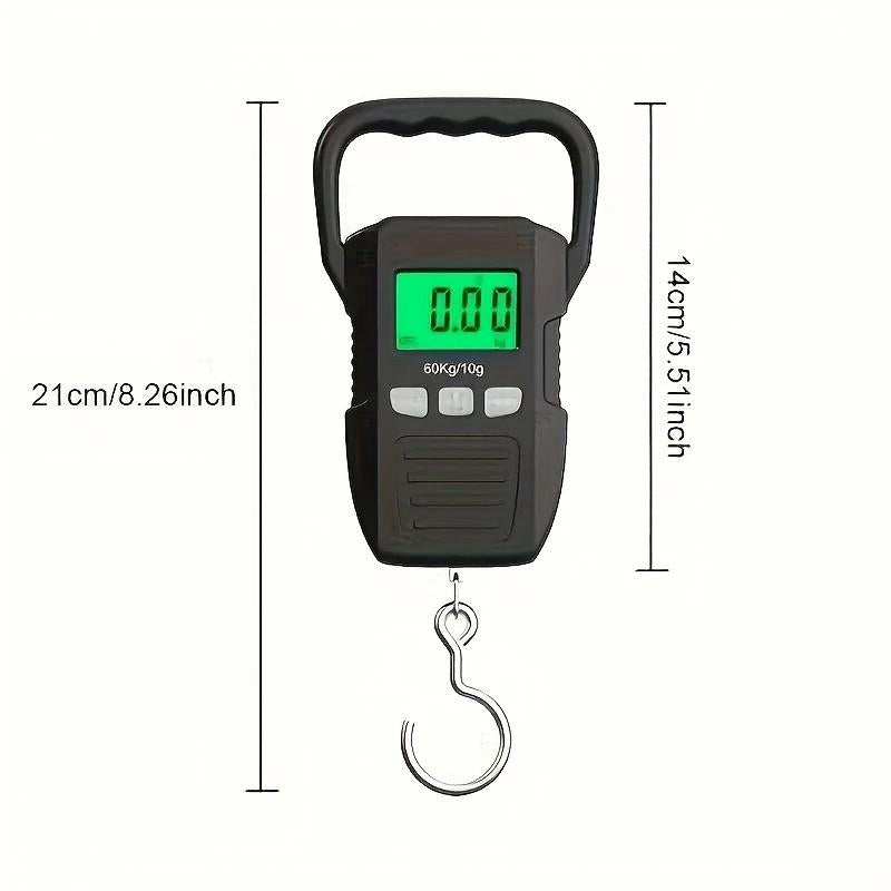 50kg Digital Luggage Scale – Rechargeable Travel Weight Checker ✈️