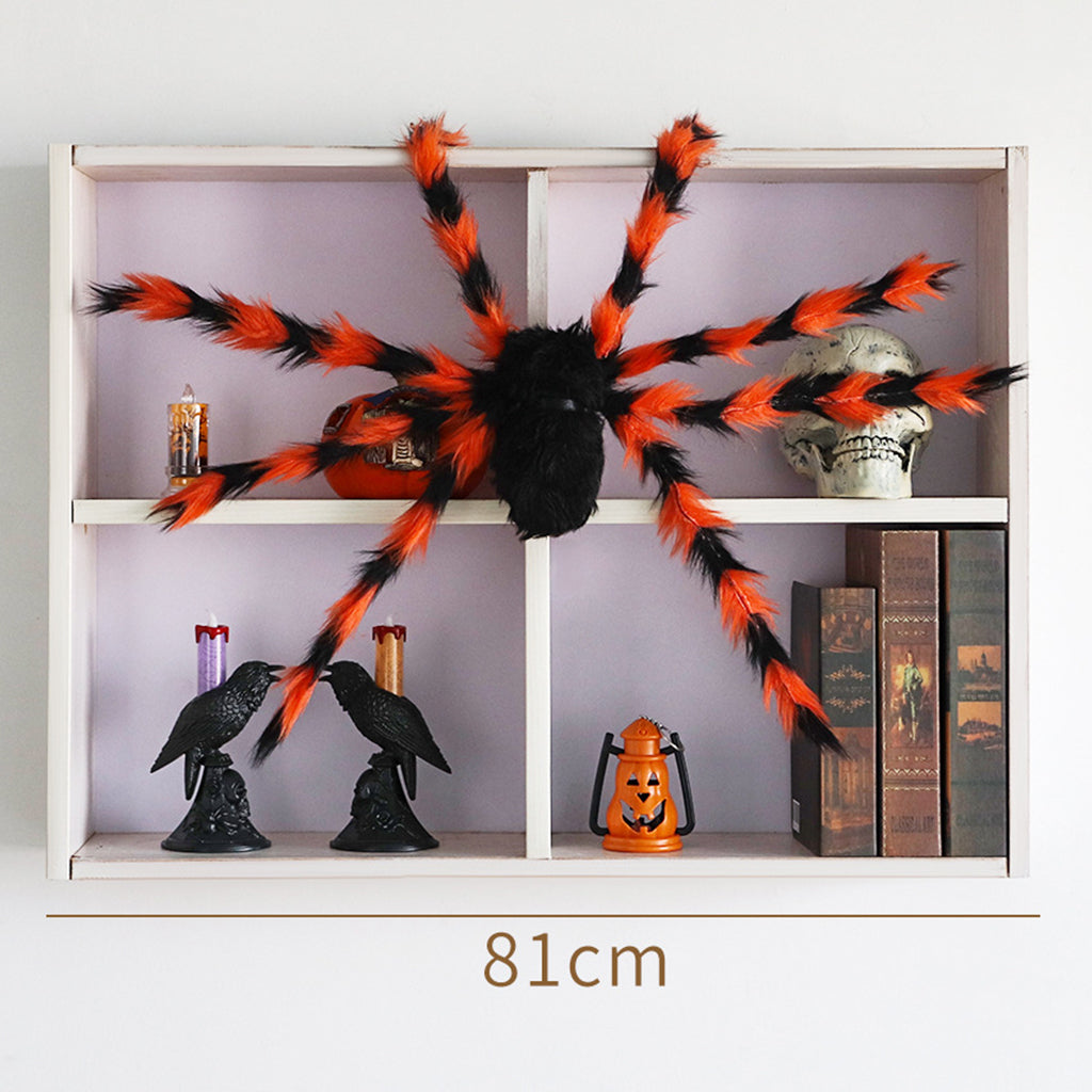 🕷️Giant Realistic Halloween Spider-75cm Red-Eye Haunt Prop