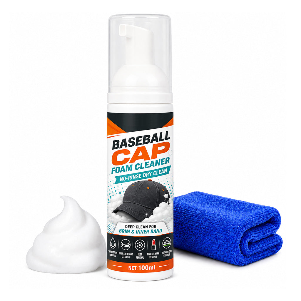 🧢 Instant Hat Foam Cleaner – No-Rinse Baseball Cap Care