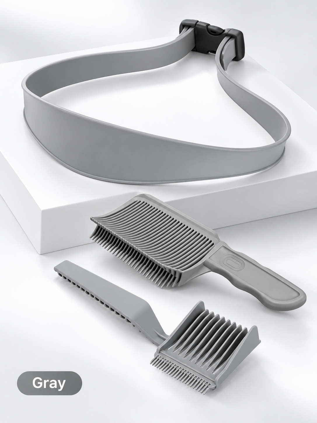 ✂️ 3-Piece Haircutting Guide Kit – Adjustable Band & Precision Trimming Guide Set