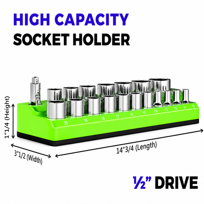 🔧Magnetic Socket Organizer-Find Every Socket Instantly