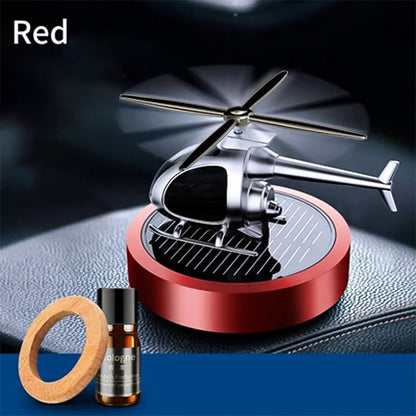 🚁Turn Sunlight Into Motion — Solar Helicopter Car Aroma Diffuser