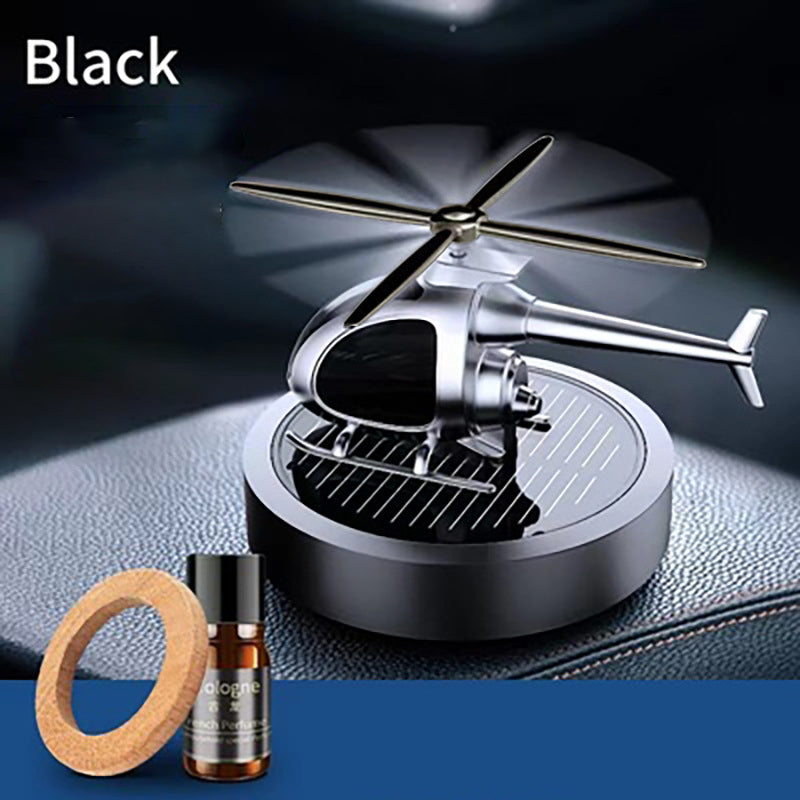🚁Turn Sunlight Into Motion — Solar Helicopter Car Aroma Diffuser