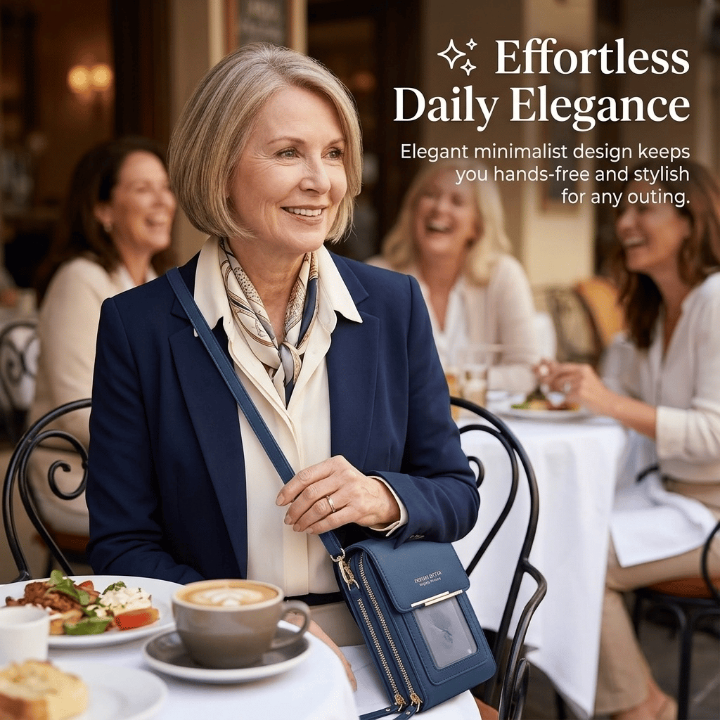 📱 Touchscreen Crossbody Phone Bag – Hands-Free Phone Wallet & Purse