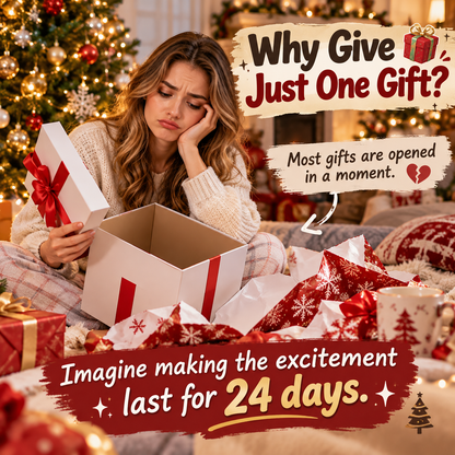 🎄 24-Day Jewelry Advent Calendar – Sparkling Christmas Surprises for Her