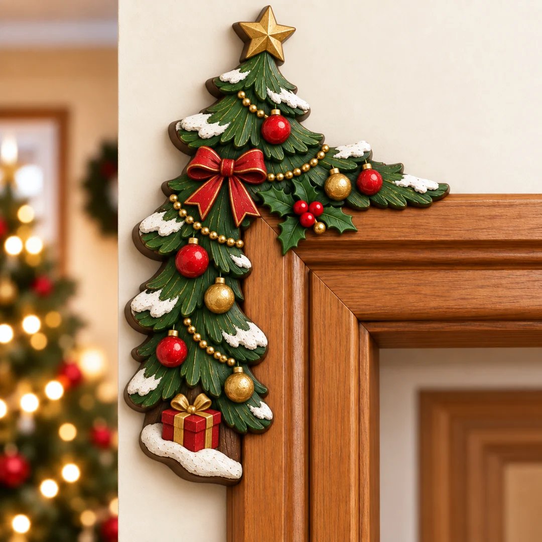 💯🎅Christmas Peekaboo Door Frame Corner Decor