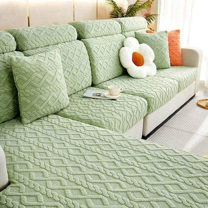 Cozy Plush Stretch Sofa Cover – Soft, Non-Slip & Washable