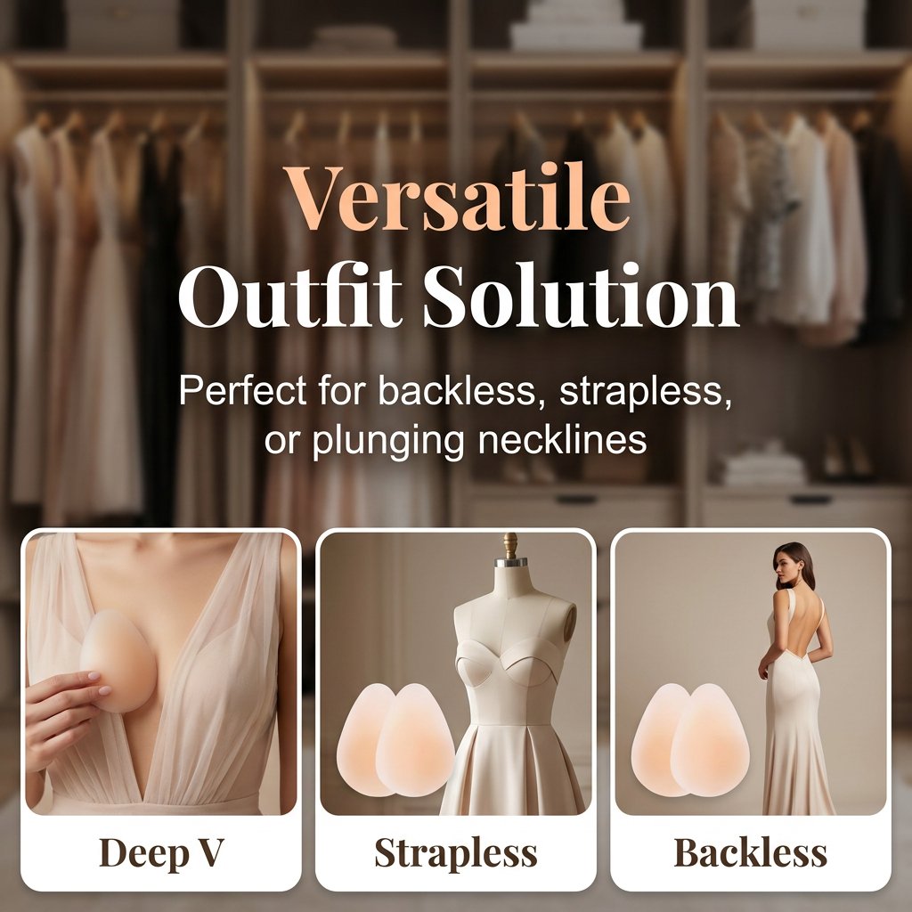 nvisible Breast Lift Pads – Lift, Shape & Style Without Bra Lines