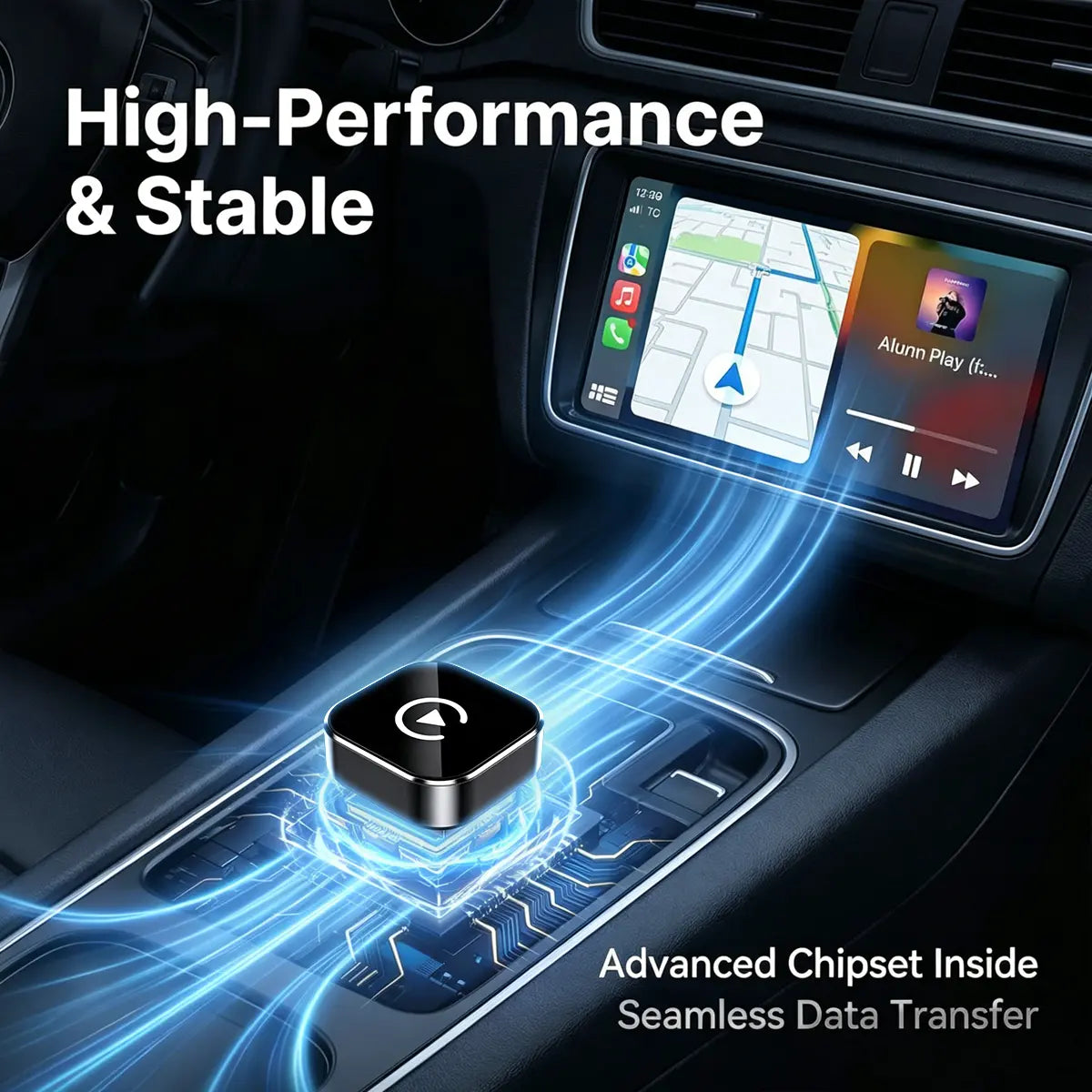 2026 New Wireless CarPlay Adapter - iPhone & Android Compatible with Quick connection