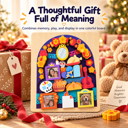 Personalized Family Memory Ofrenda Board – Interactive Photo Keepsake Puzzle