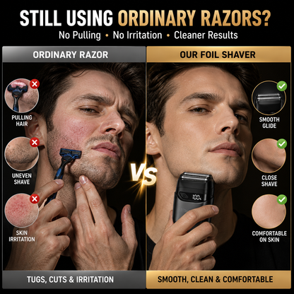 🔥 Hot sell  Portable Electric Foil Shaver For Men