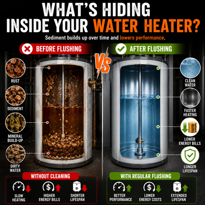 🔥 50% OFF TODAY | Water Heater Flush Kit – Remove Sediment & Restore Flow.